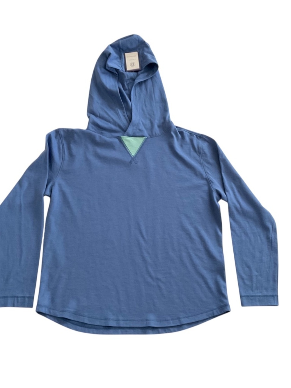B DRADDY Junior Pima Cotton Willie Hoodie Youth Blue Sz 8 Golf Athleisure NWT